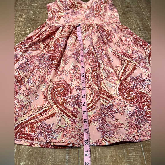 🌺 B.O.G Collective Pink Paisley Mini Dress - Picture 6 of 6